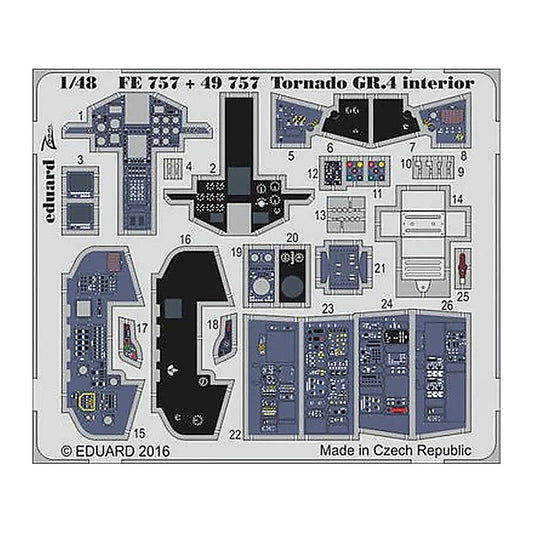 eduard fe757 1 48 tornado gr 4 interior for revell