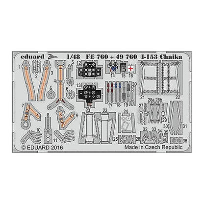 eduard fe760 1 48 i 153 chaika for icm photo etch detail set