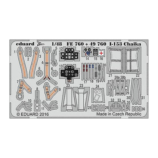 eduard fe760 1 48 i 153 chaika for icm photo etch detail set