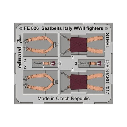 eduard fe826 1 48 seatbelts italy wwii fighters steel