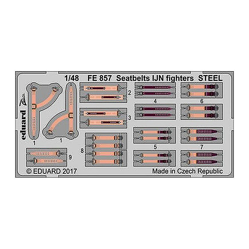 eduard fe857 1 48 seatbelts ijn fighters steel