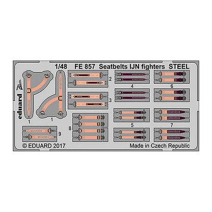 eduard fe857 1 48 seatbelts ijn fighters steel