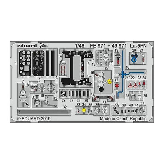 eduard fe971 1 48 la 5fn for zvezda photo etch detail set
