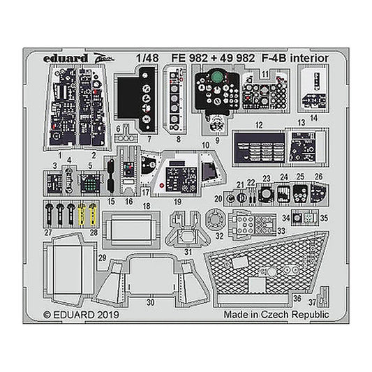 eduard fe982 1 48 f 4b interior 1 48