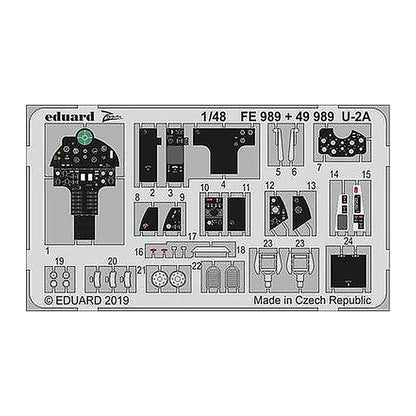 eduard fe989 1 48 u 2a for afv club photo etch detail set