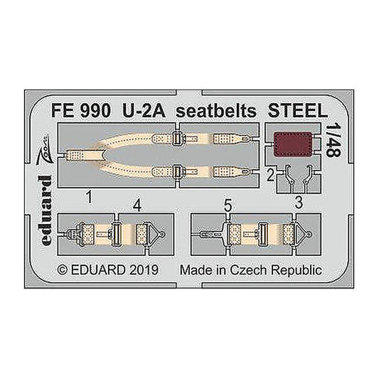 eduard fe990 1 48 u 2a seatbelts steel for afv club