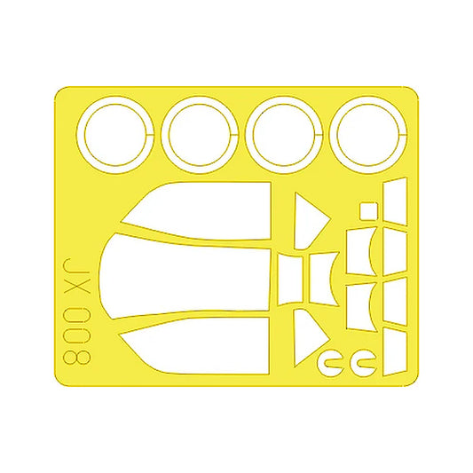 eduard jx008 1 32 mask bf 109k 4 for hasegawa canopy mask set