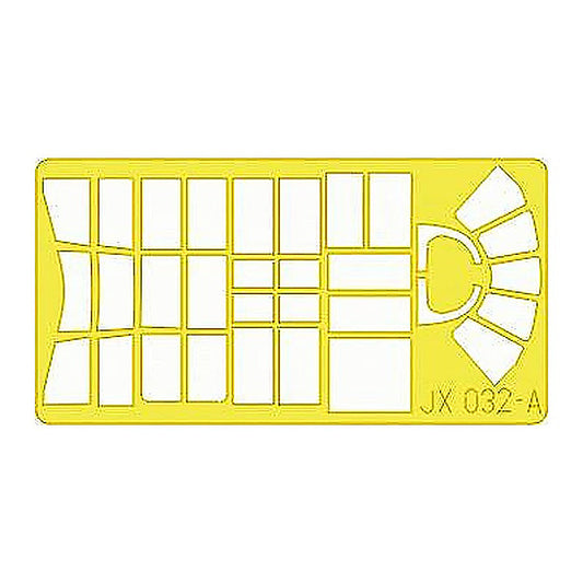 eduard jx032 1 32 tbf tbm masking sheet for trumpeter canopy mask