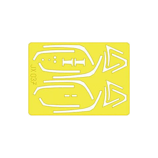 eduard jx037 1 32 f 16 cj fighting falcon masking sheet canopy mask