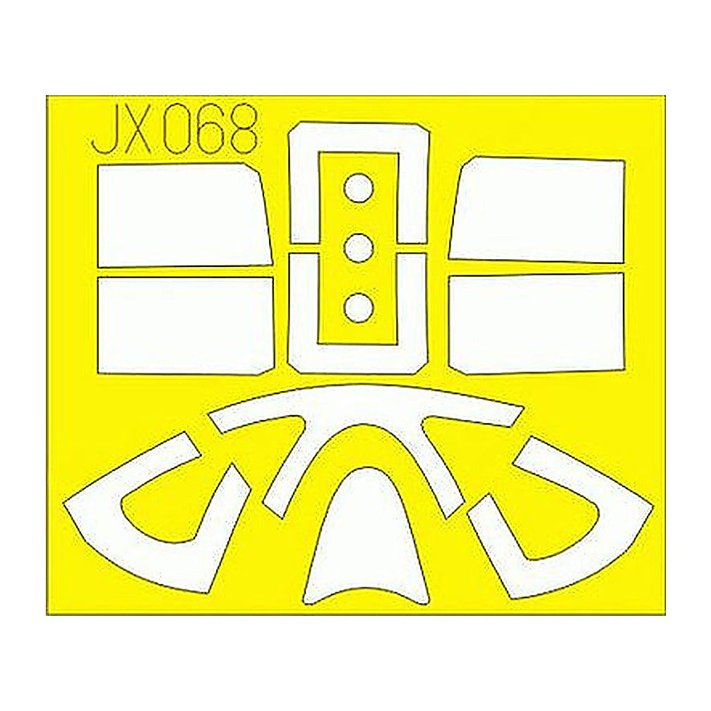 eduard jx068 1 32 masking sheet for trumpeter canopy mask set