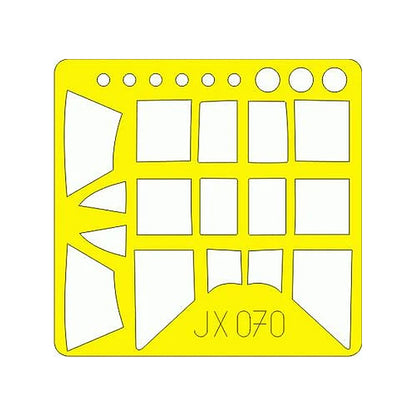 eduard jx070 1 32 p 47d 20 thunderbolt masking sheet for trumpeter
