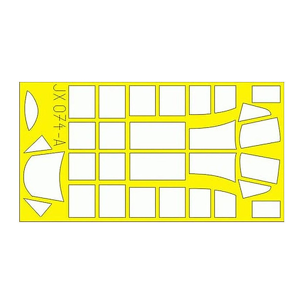 eduard jx074 1 32 sbd 4 5 dauntless masking sheet for trumpeter