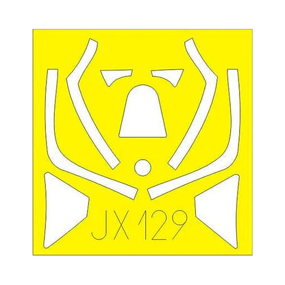 eduard jx129 1 32 mask spitfire mk xvie for tamiya canopy mask set