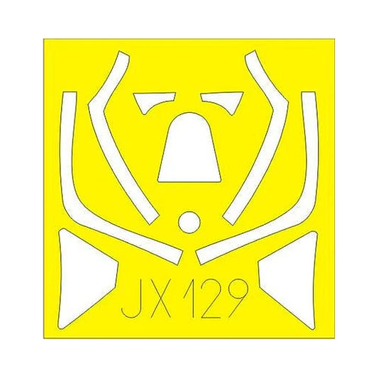 eduard jx129 1 32 mask spitfire mk xvie for tamiya canopy mask set