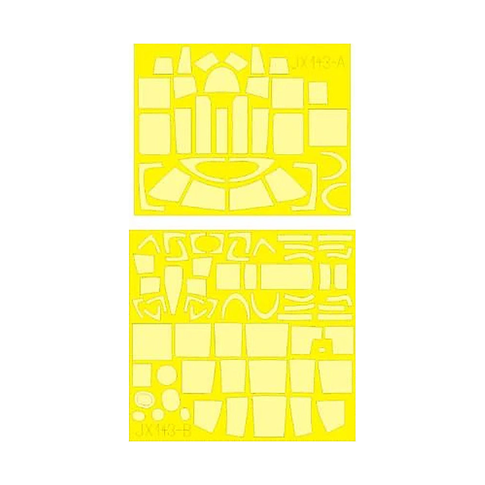 eduard jx143 1 32 mask b 25j bomber for hkm canopy mask set