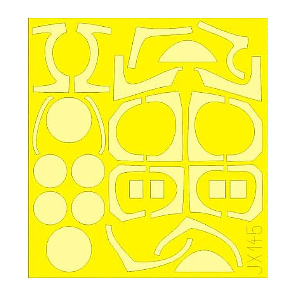 eduard jx145 1 32 mask he 219 for revell canopy mask set