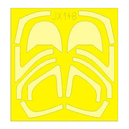 eduard jx148 1 32 bae hawk 100 128 paint mask canopy mask set