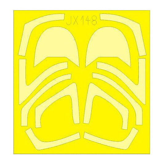 eduard jx148 1 32 bae hawk 100 128 paint mask canopy mask set