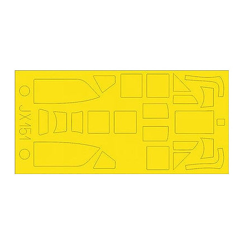 eduard jx151 1 32 mask bf 109g 6 for revell canopy mask set