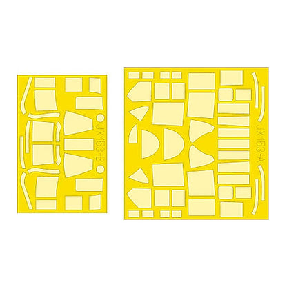 eduard jx153 1 32 p 61 a b black widow masking sheet for hobby boss
