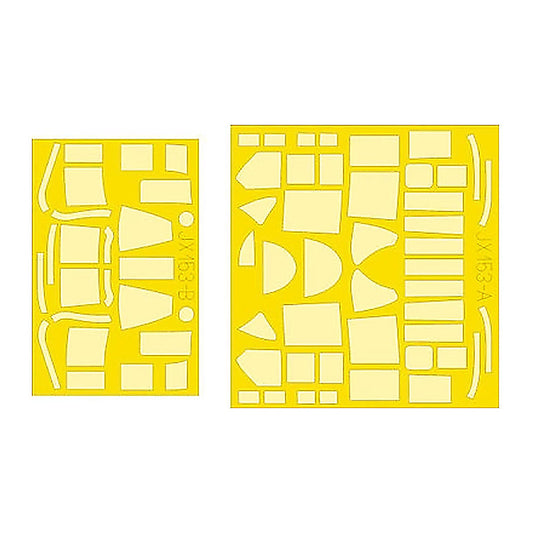 eduard jx153 1 32 p 61 a b black widow masking sheet for hobby boss