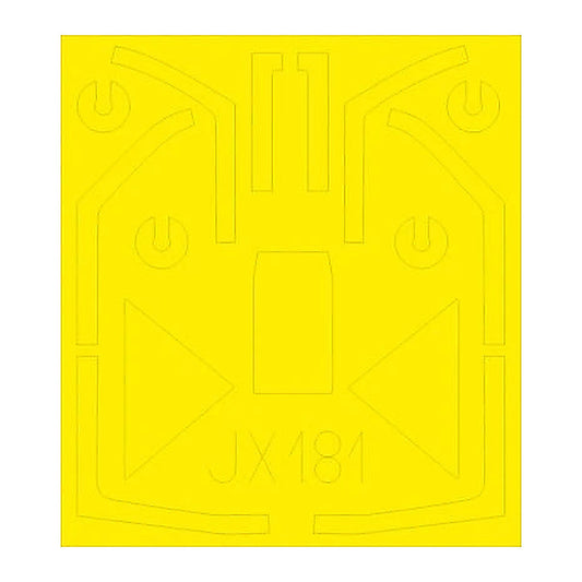 eduard jx181 1 32 mask fw 190f 8 for revell canopy mask set