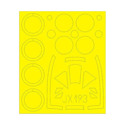 eduard jx193 1 32 mask tempest mk v for special hobby canopy mask set