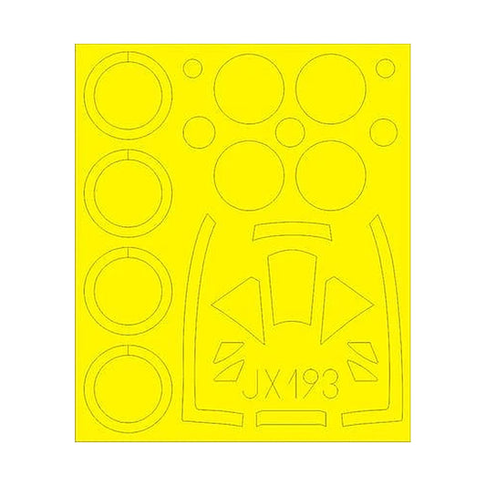 eduard jx193 1 32 mask tempest mk v for special hobby canopy mask set