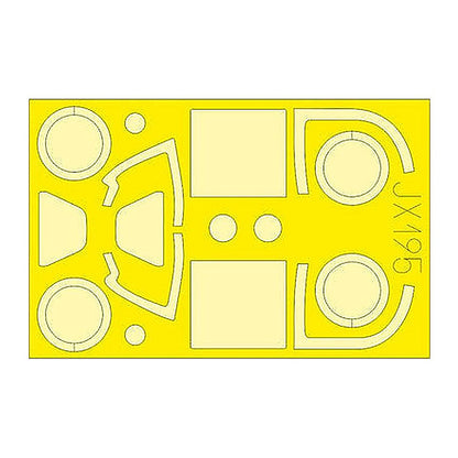 eduard jx195 1 32 mask yak 3for special hobby canopy mask set