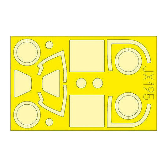eduard jx195 1 32 mask yak 3for special hobby canopy mask set