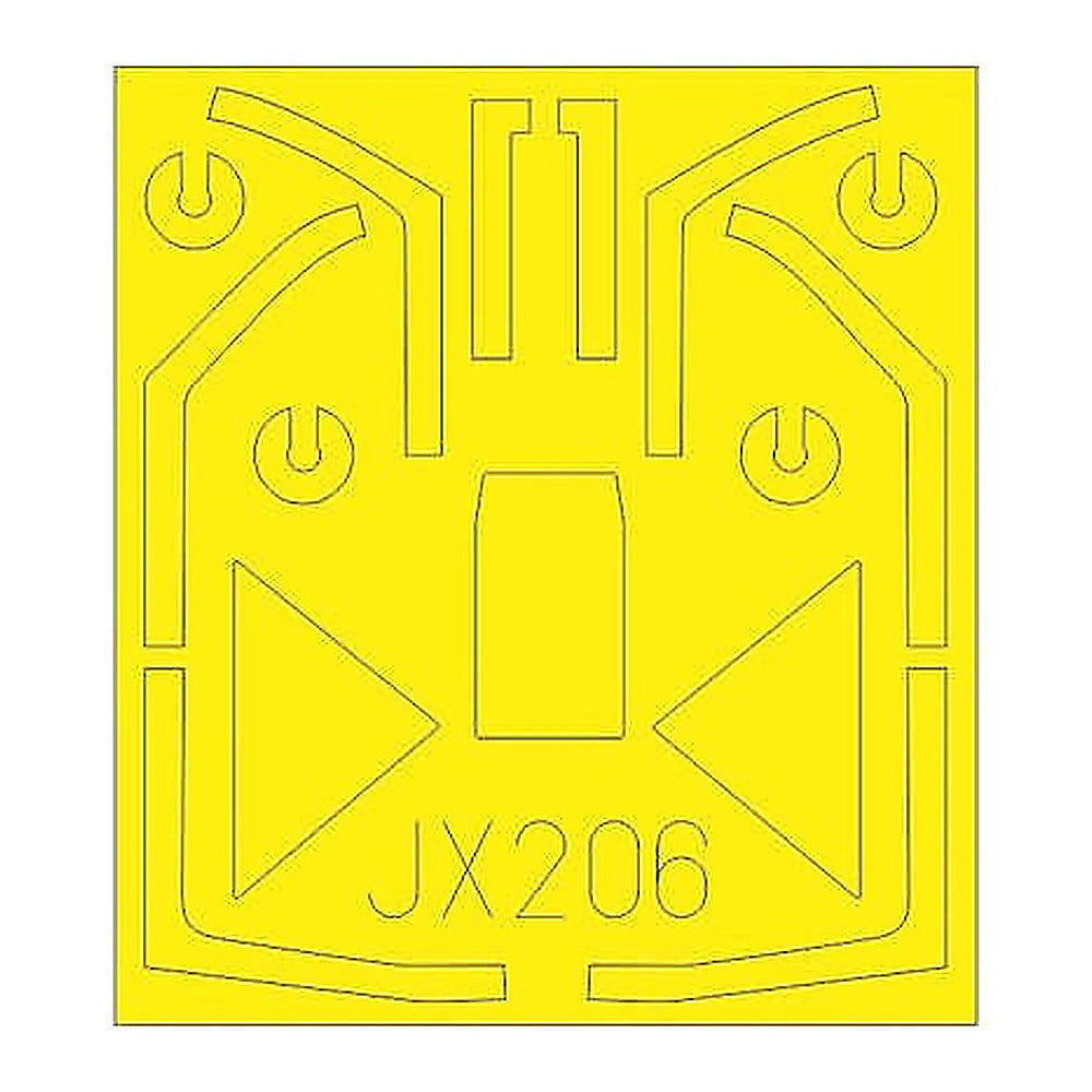eduard jx206 1 32 mask fw190a8 for rmg canopy mask set