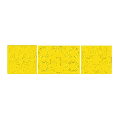 eduard jx223 1 32 mask tf 104g tface canopy mask set for itl