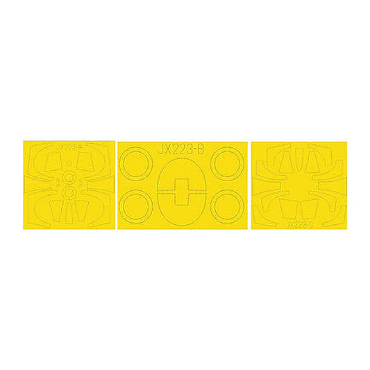 eduard jx223 1 32 mask tf 104g tface canopy mask set for itl