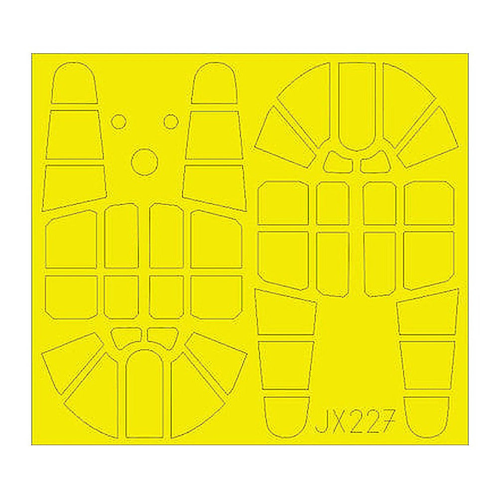 eduard jx227 1 32 mask p 40f tface canopy mask set for trumpeter