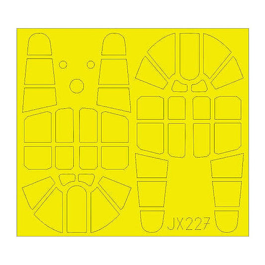 eduard jx227 1 32 mask p 40f tface canopy mask set for trumpeter