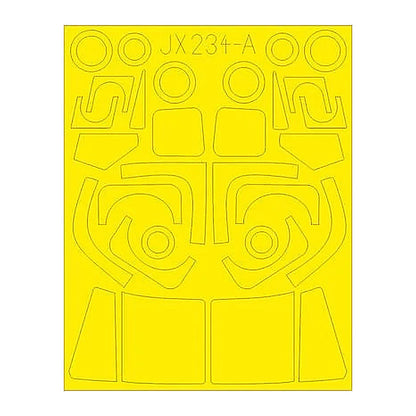 eduard jx234 1 32 mask lynx mk 8 tface canopy mask set for revell