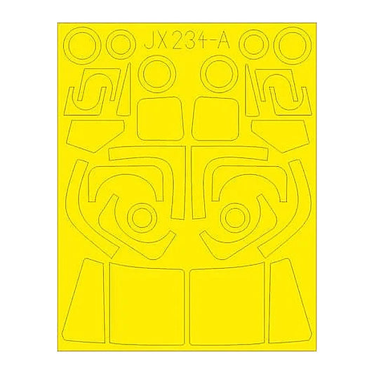eduard jx234 1 32 mask lynx mk 8 tface canopy mask set for revell