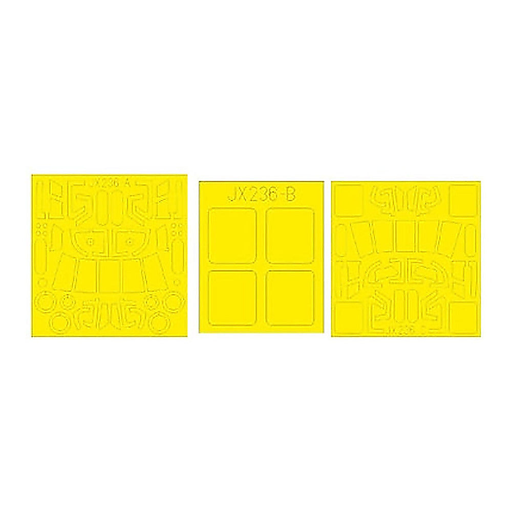 eduard jx236 1 35 mask mh60l tface canopy mask set for kty