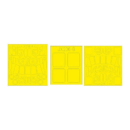 eduard jx236 1 35 mask mh60l tface canopy mask set for kty