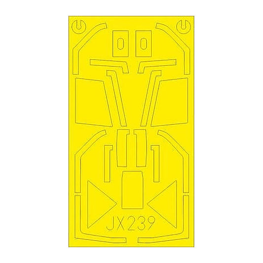 eduard jx239 1 32 mask fw190a8 r2 for rmg canopy mask set