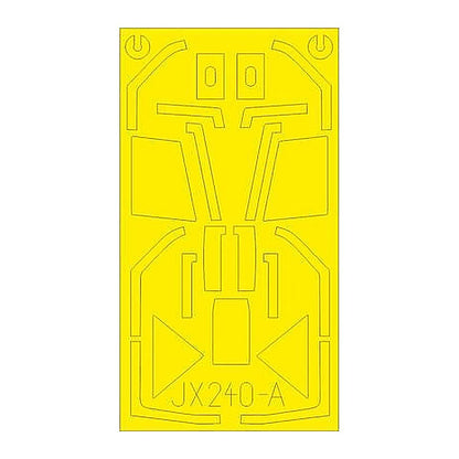 eduard jx240 1 32 mask fw 190a 8 r2 tface canopy mask set for revell