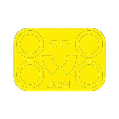 eduard jx241 1 32 mask i16 type 10 for icm canopy mask set