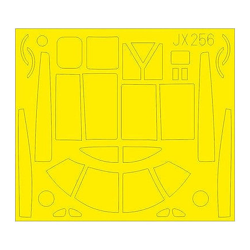 eduard jx256 1 32 mask a 26b invader for hbb canopy mask set