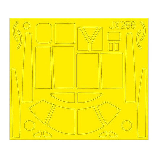 eduard jx256 1 32 mask a 26b invader for hbb canopy mask set