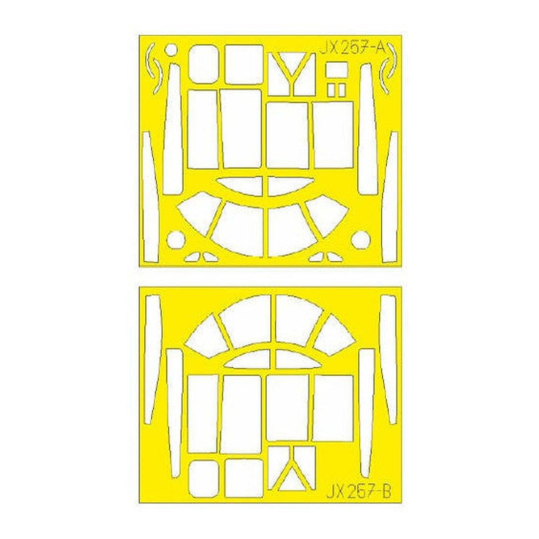 eduard jx257 1 32 mask a 26b invader tface canopy mask set for hbb