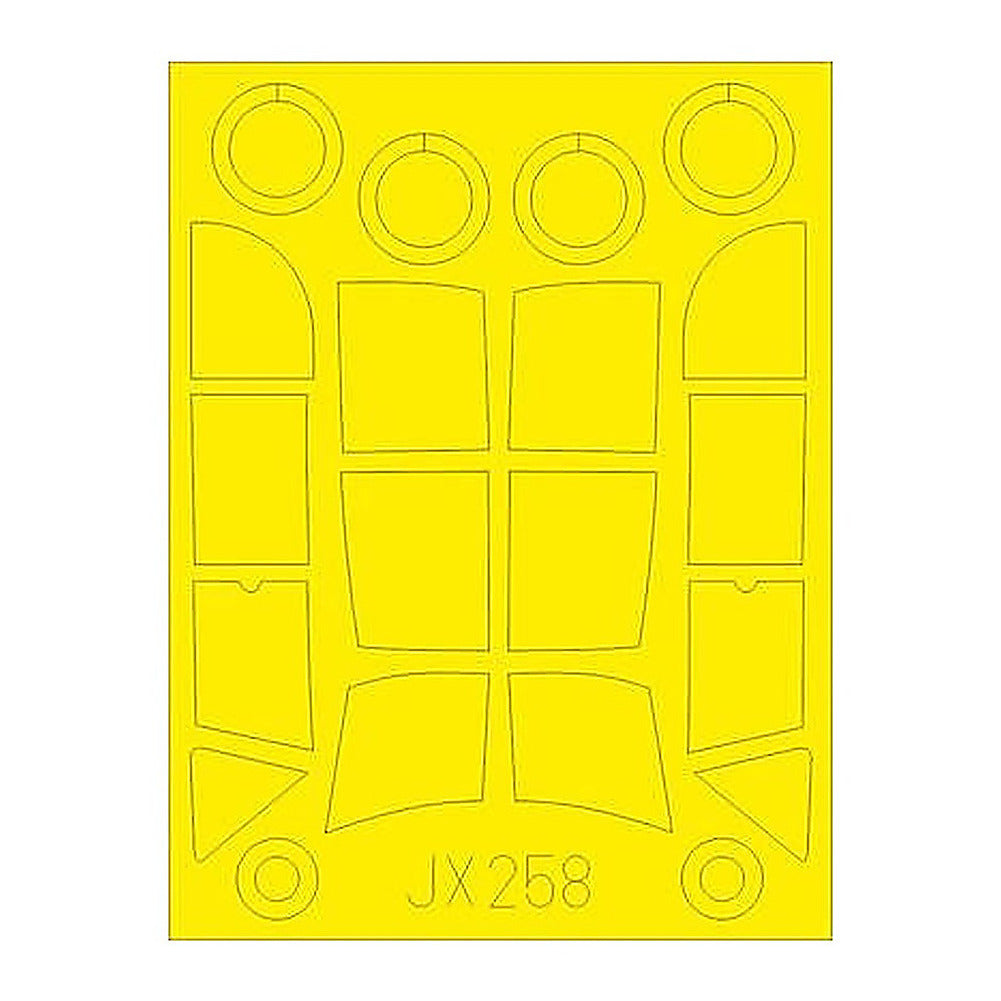 eduard jx258 1 32 mask bf108 for edu canopy mask set