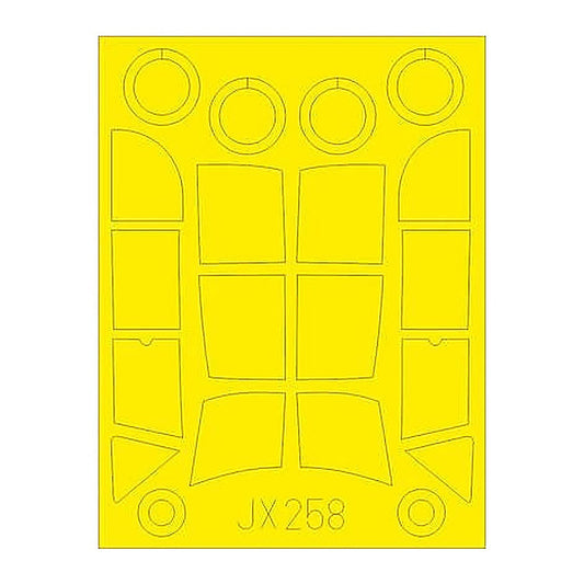 eduard jx258 1 32 mask bf108 for edu canopy mask set
