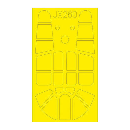 eduard jx260 1 32 mask p 40e for trumpeter canopy mask set