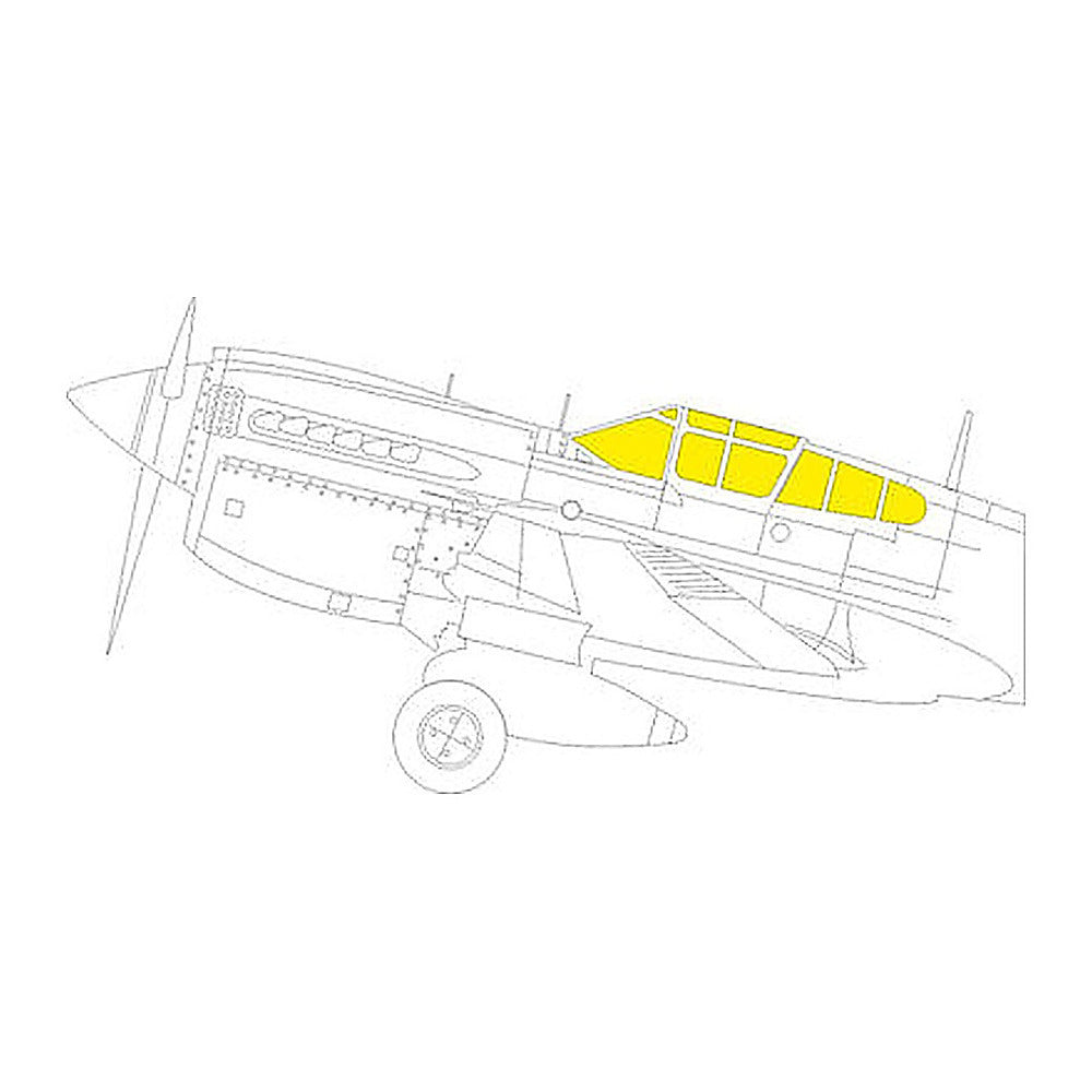eduard jx276 1 32 mask p 40m tface canopy mask set for trumpeter