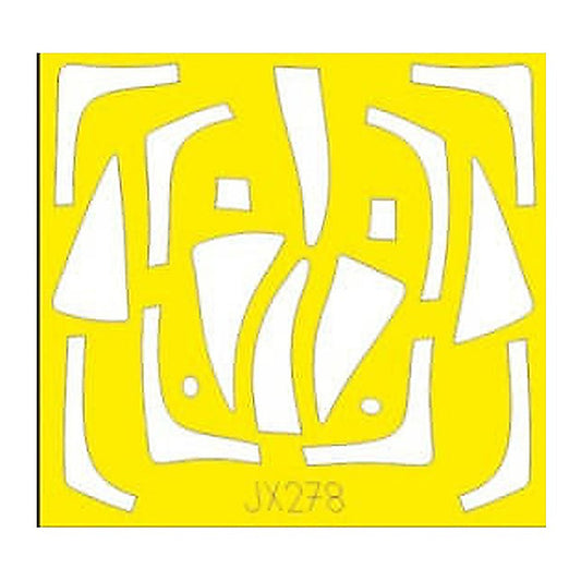 eduard jx278 1 32 mask f 100c tface canopy mask set for trp